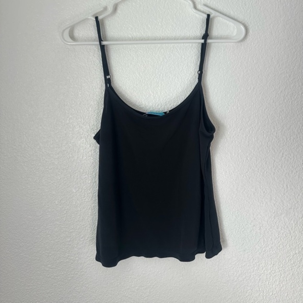Alice + Olivia Tank Top Women’s M Black Cami Sleeveless Lightly Cropped Top